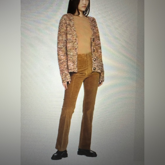 Frame Pintuck Cord Trouser - Picture 10 of 11